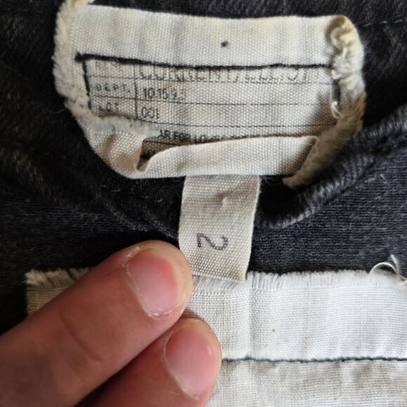 Current Elliott Womens Black Denim Vest sz 2 - Picture 6 of 10